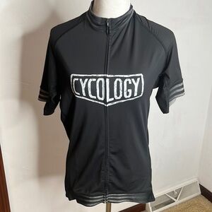 Cycology Performance Short Sleeve Biking Shirt Size Large Spin Doctor